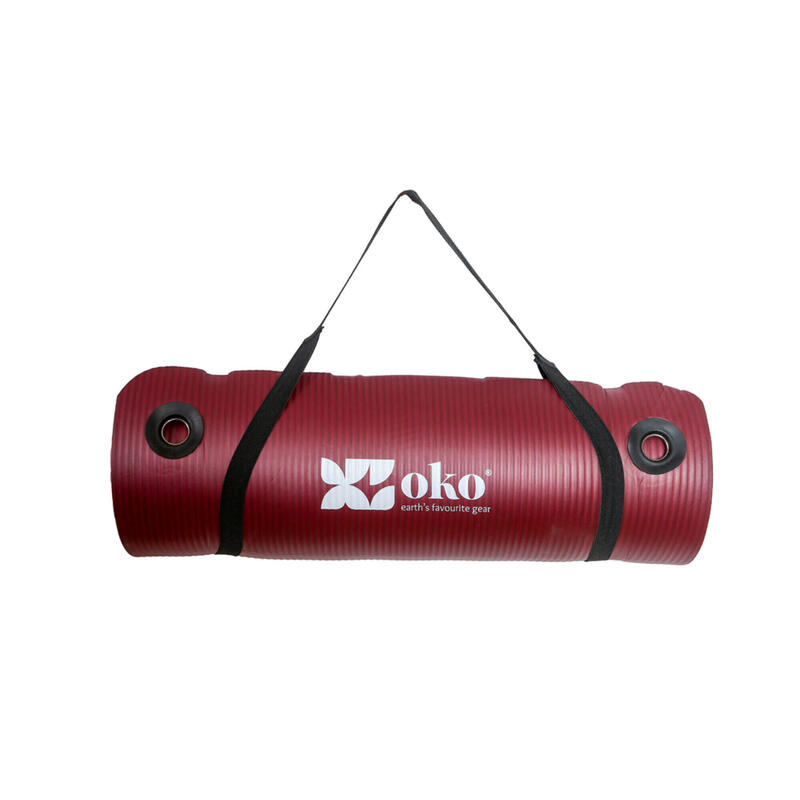 Umweltfreundliche Yogamatte (mit Ösen) - 1.5cm dick