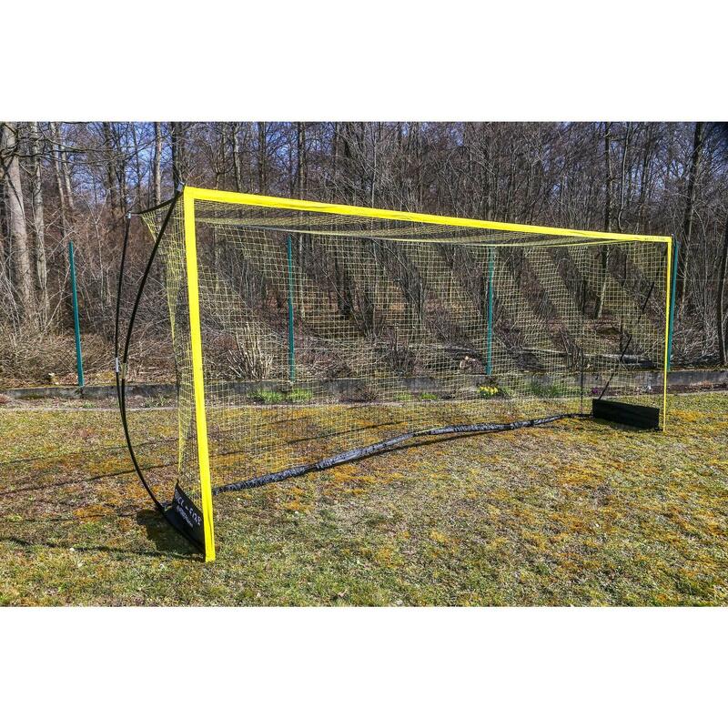 QuickFire-doel 5,5 x 2,2m - Zelftestend strandvoetbaldoel