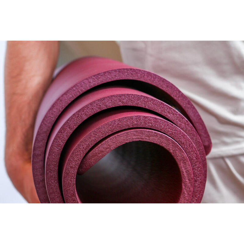 Tappetino yoga ecologico (con occhielli) - 1,5 cm di spessore