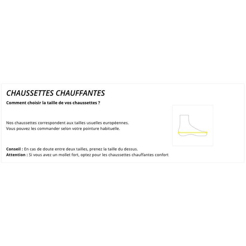 Chaussettes Chauffantes - Auto-Chauffante - Blanc - Mixte