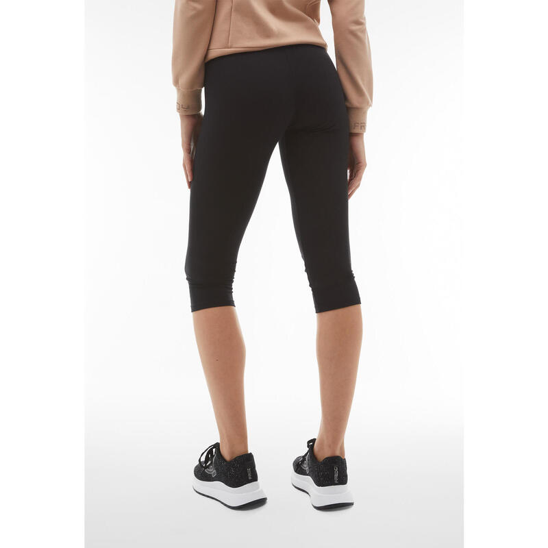 Leggings in heavy jersey con vita regular e lunghezza corsaro