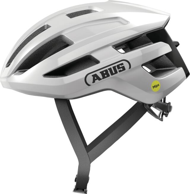 ABUS Bicycle Helmet PowerDome MIPS (Shiny White)
