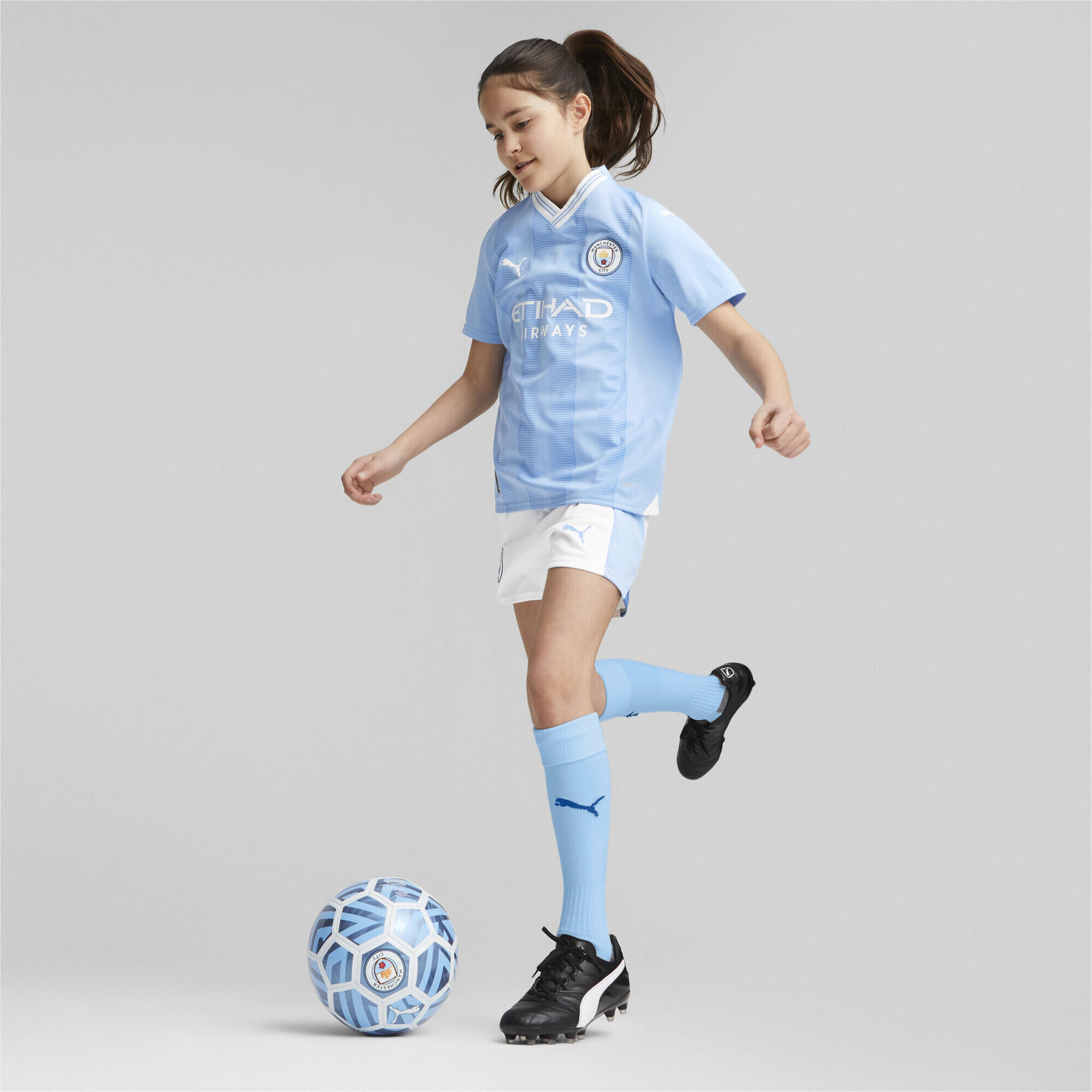 Camiseta deportiva Niño Manchester City F.C. réplica local PUMA 3/5