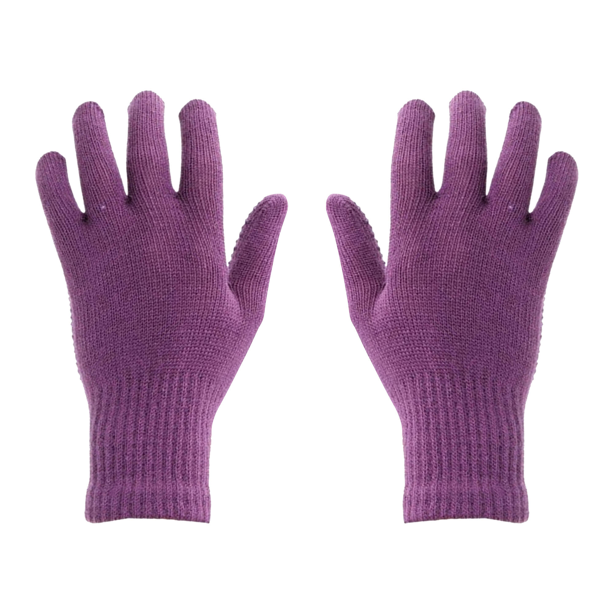 Bambini Guanti Da Equitazione Shires Suregrip Viola 2/3