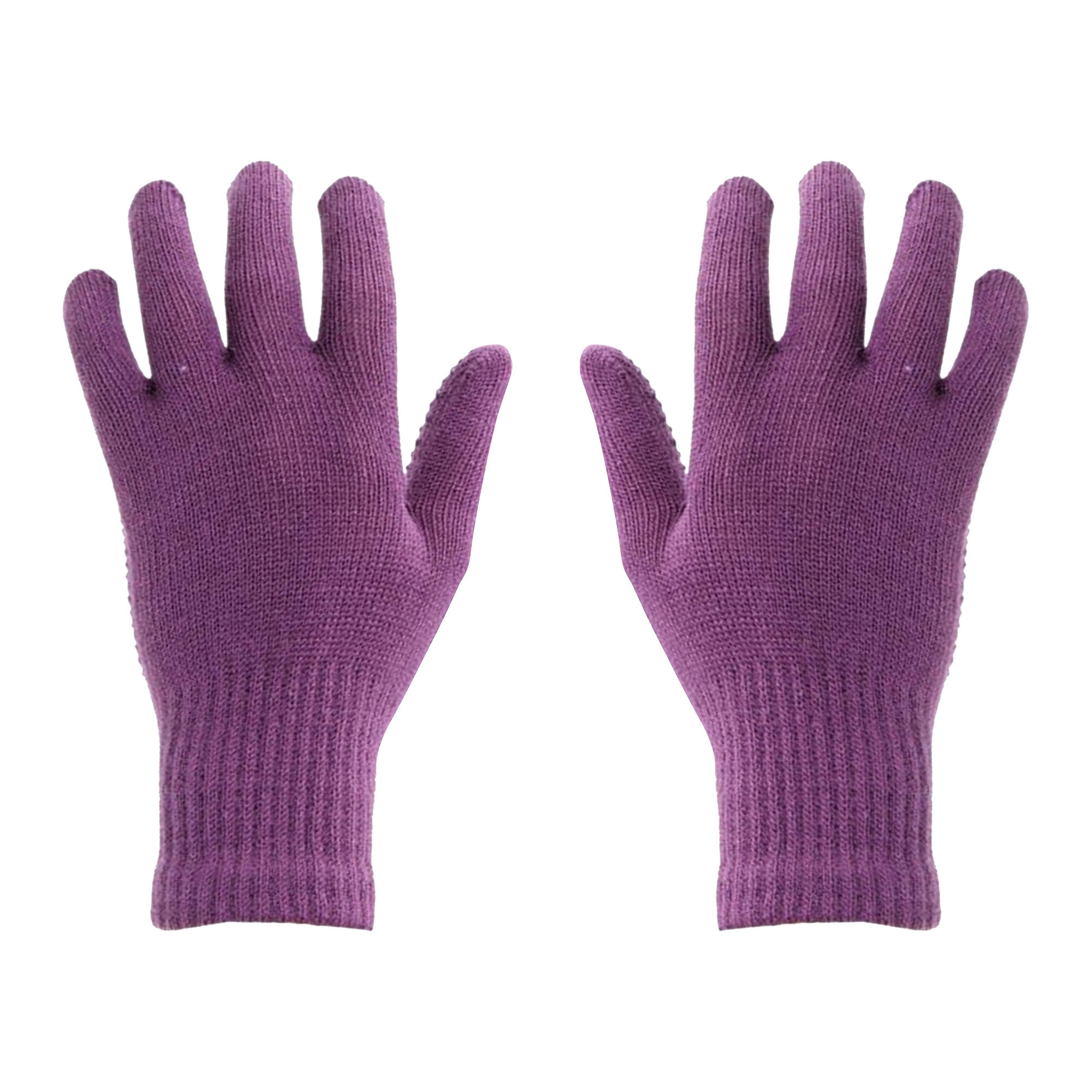 Childrens/Kids Suregrip Riding Gloves (Purple) 2/3