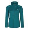 Dames Convey II Hooded Core Stretch Midlayer (Fortune Green Marl)