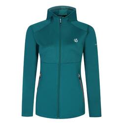 Dames Convey II Hooded Core Stretch Midlayer (Fortuin Groen)