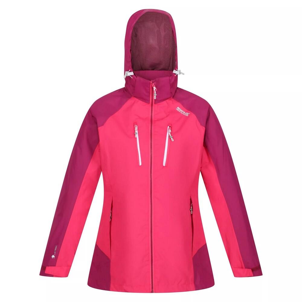 Womens/Ladies Calderdale IV Waterproof Jacket (Rethink Pink/Wild Plum) 1/5