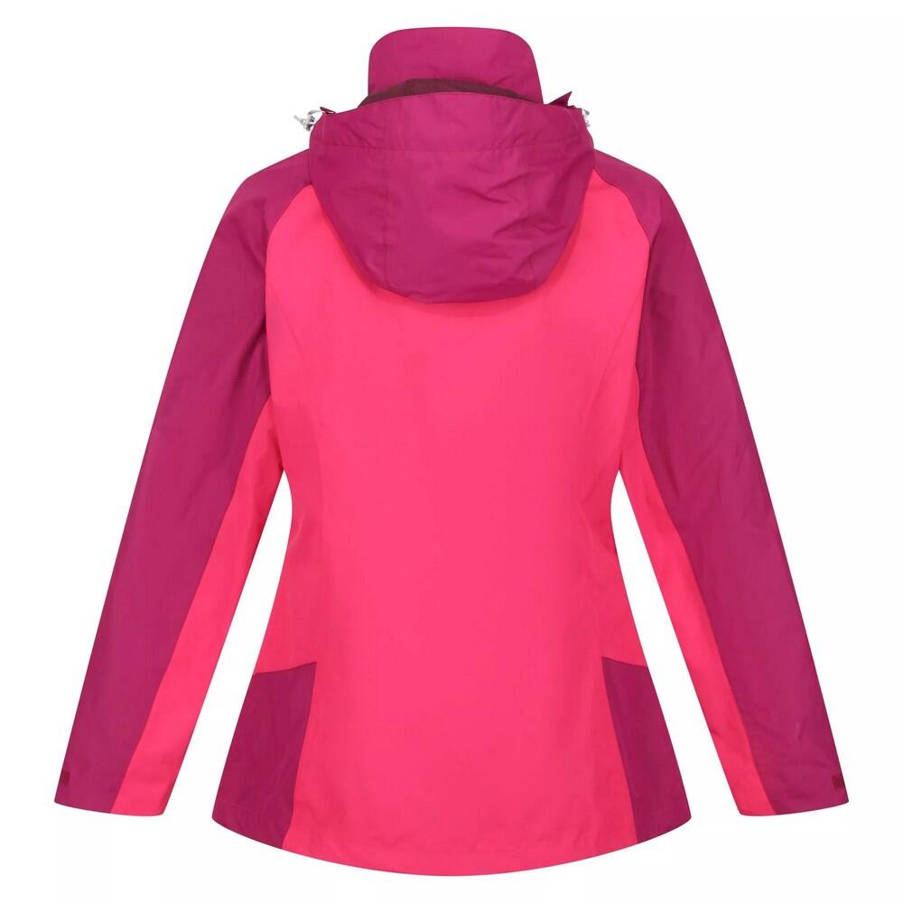 Womens/Ladies Calderdale IV Waterproof Jacket (Rethink Pink/Wild Plum) 2/5