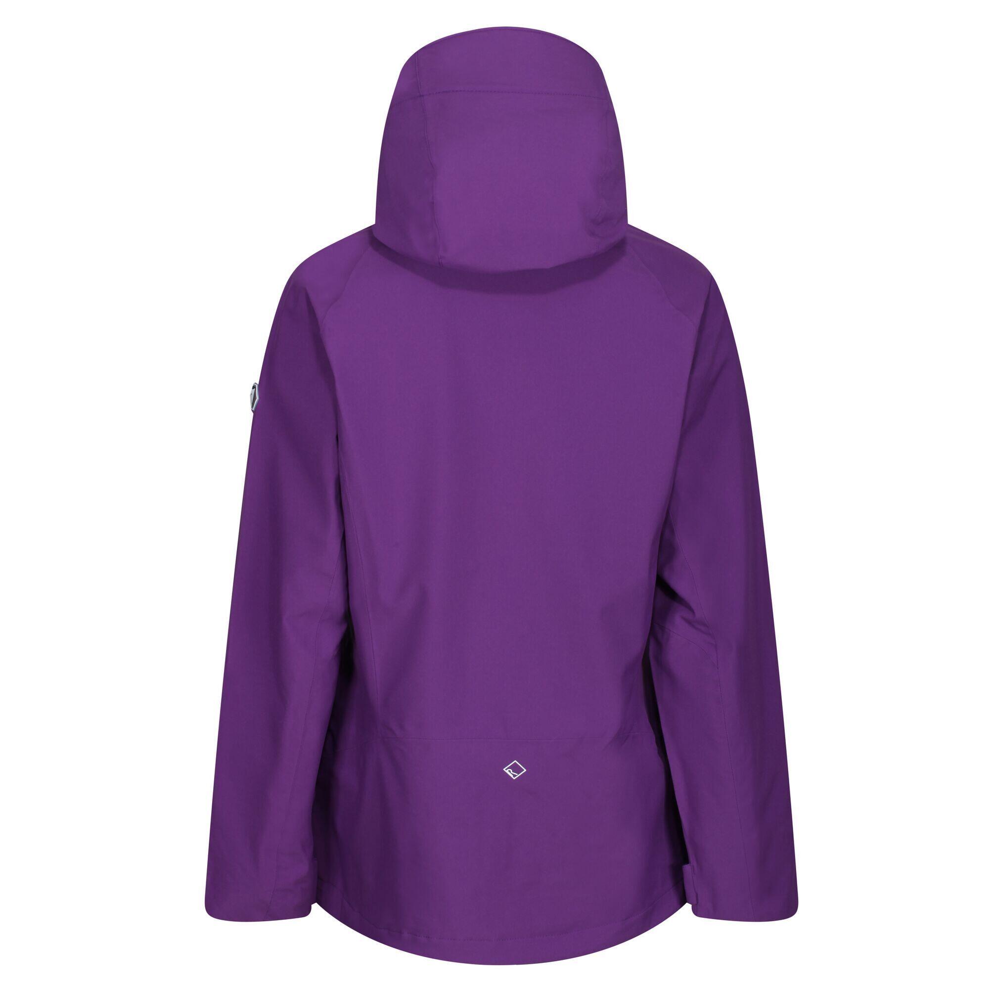 Womens/Ladies Birchdale Waterproof Shell Jacket (Plum) 2/5