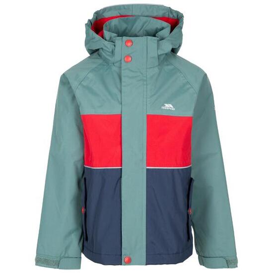 Giacca Impermeabile Bambini Trespass Ocean Verde Abete