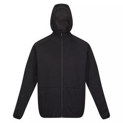 Heren Glenton Fleece Full Zip Hoodie (Zwart)