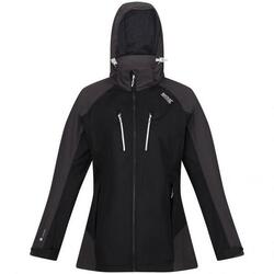 Chaqueta Impermeable Calderdale IV para Mujer Negro, Ceniza