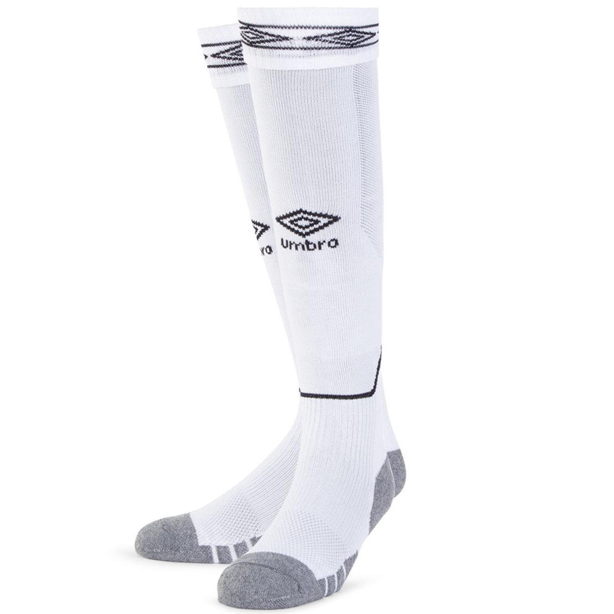 "Diamond" Fußballsocken Herren Weiß/Schwarz 2/4
