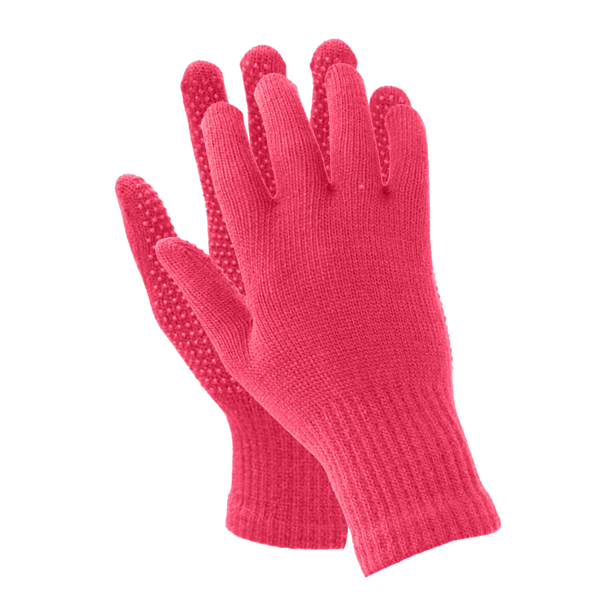 Reithandschuhe "Suregrip" Kinder Pink 3/3