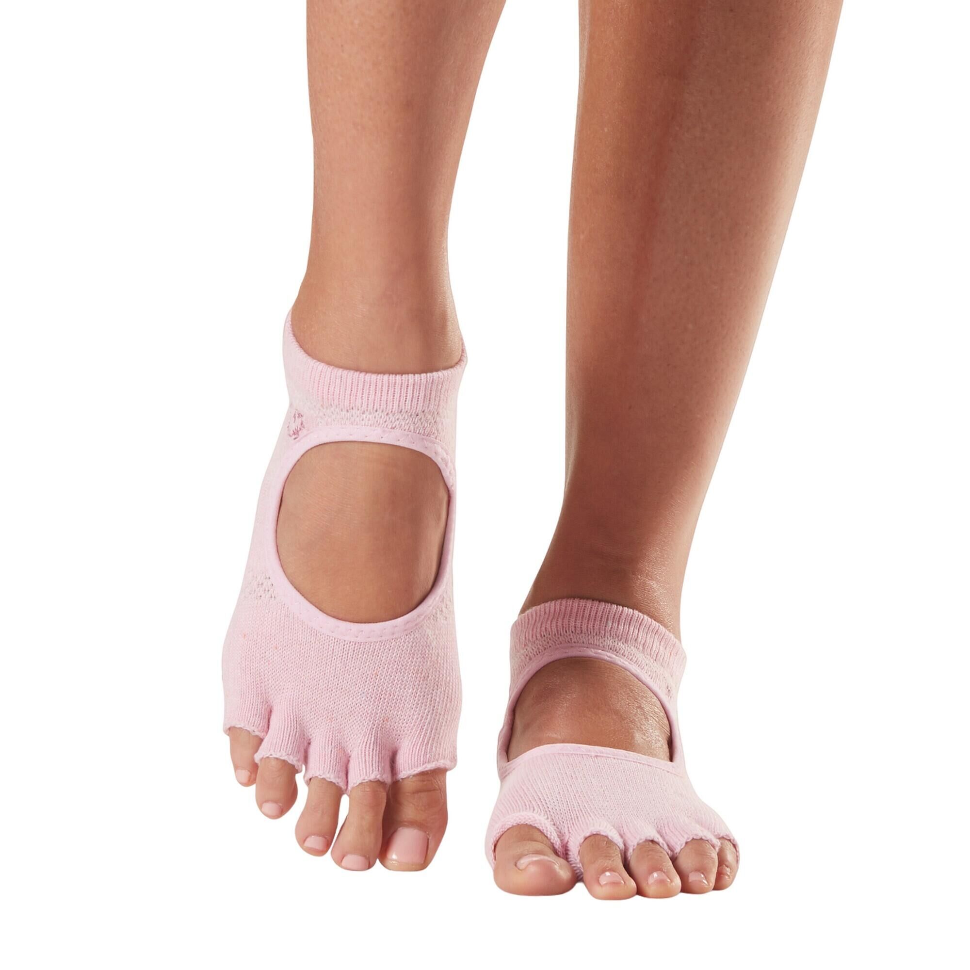 FITNESS-MAD Womens/Ladies Allure Half Toe Socks (Pink)