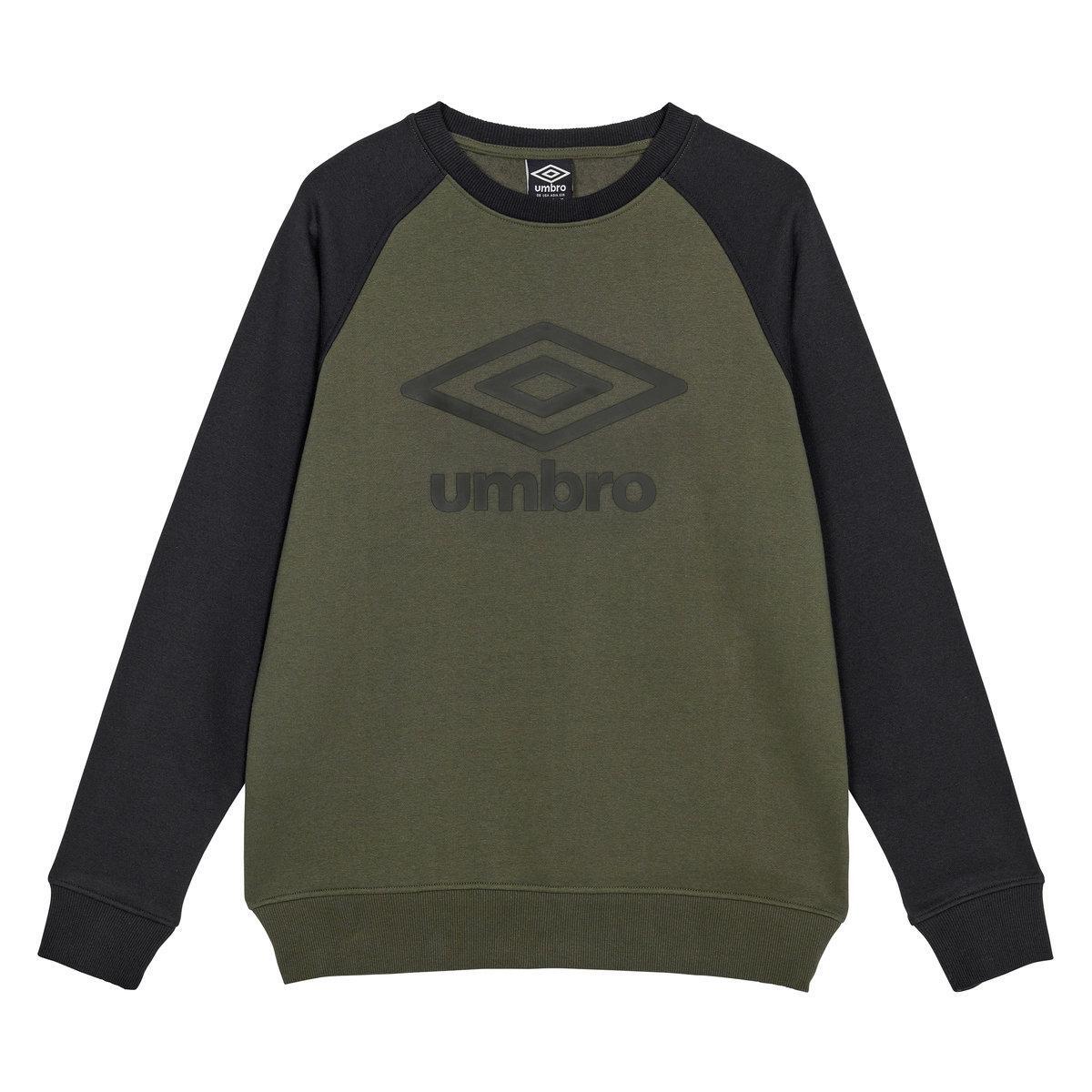 UMBRO Mens Core Raglan Sweatshirt (Forest Night/Black)