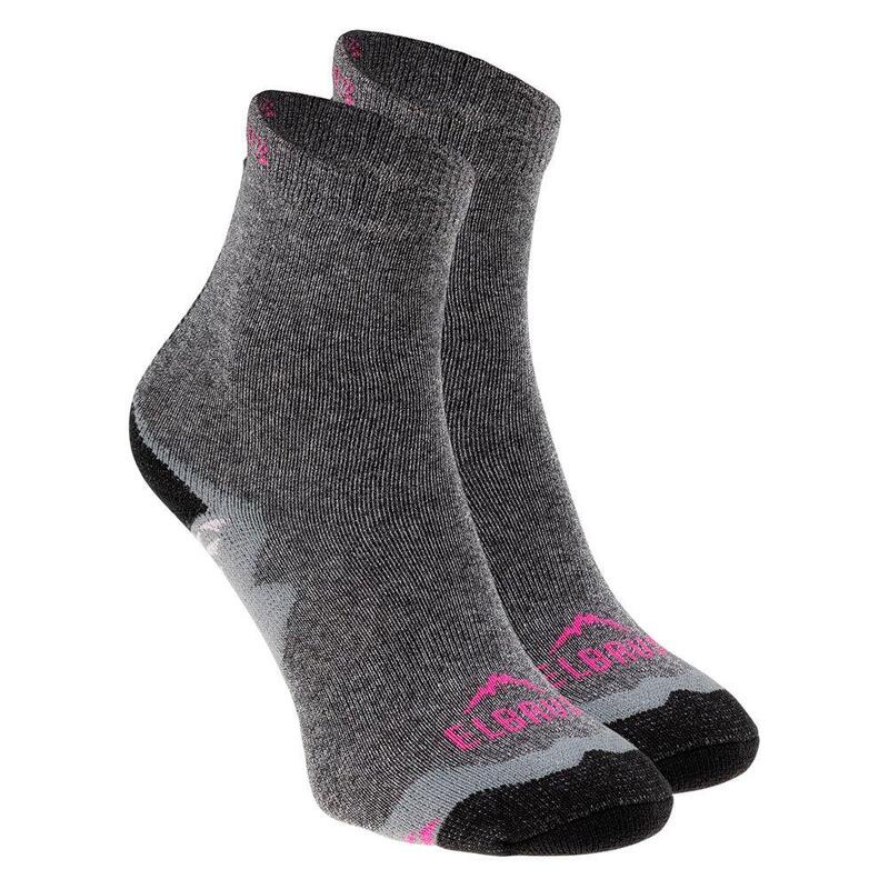 Socquettes YINE Enfant (Gris / Noir / Rose)