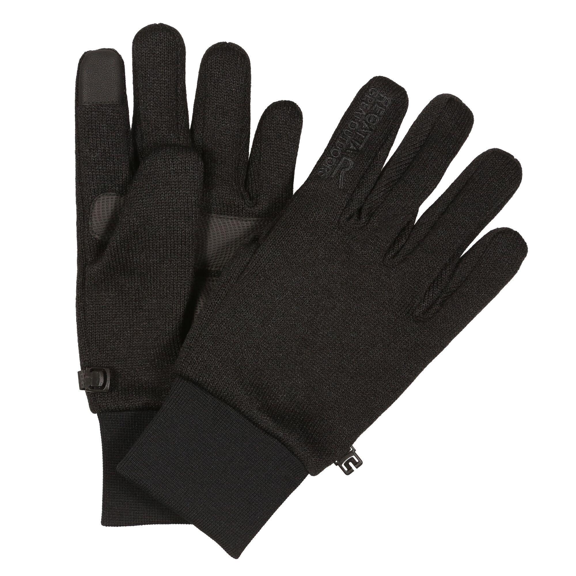 REGATTA Mens Veris Winter Gloves (Black)