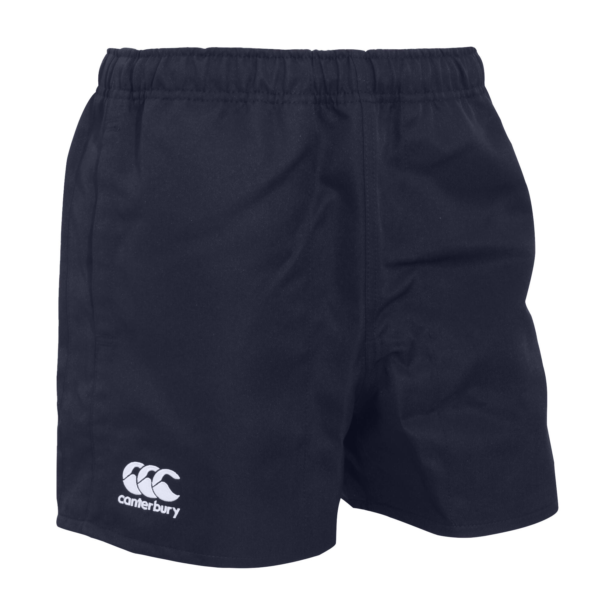 Mens Professional Elasticated Sports Shorts (Navy) 3/4