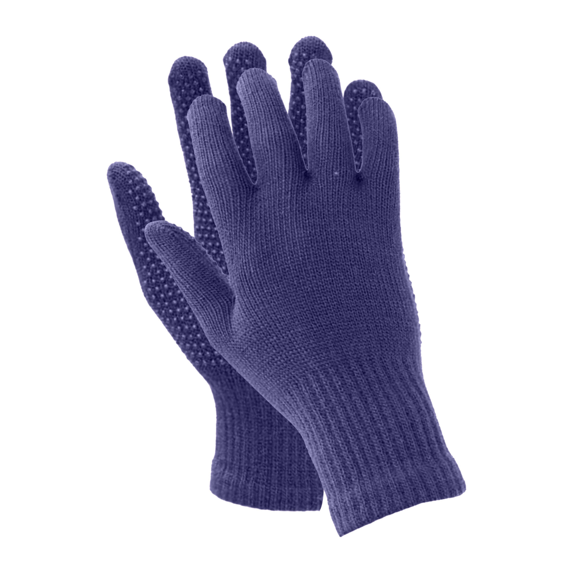Reithandschuhe "Suregrip" Kinder Marineblau 3/3