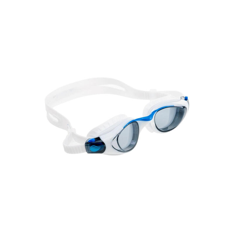 Occhialini Da Nuoto Adulto Unisex Aquawave Buzzard Bianco Blu Fumo