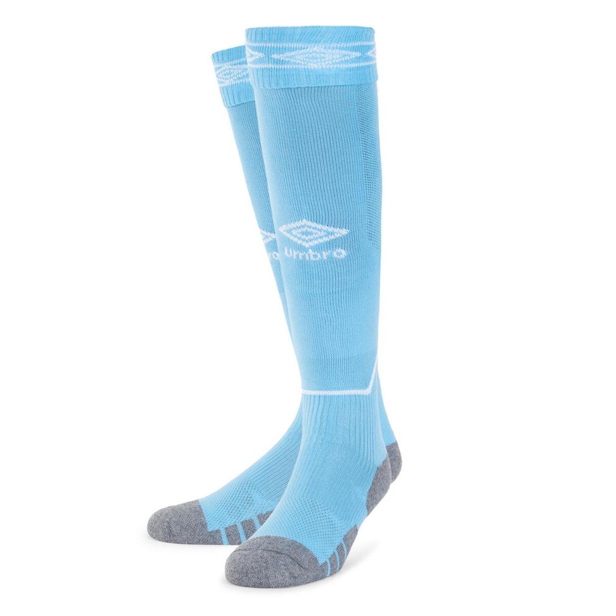 UMBRO Diamond Football Socks (Sky Blue/White)