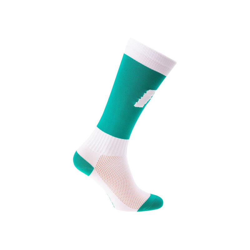 Chaussettes de foot BEATES Enfant (Turquoise / Blanc vif)