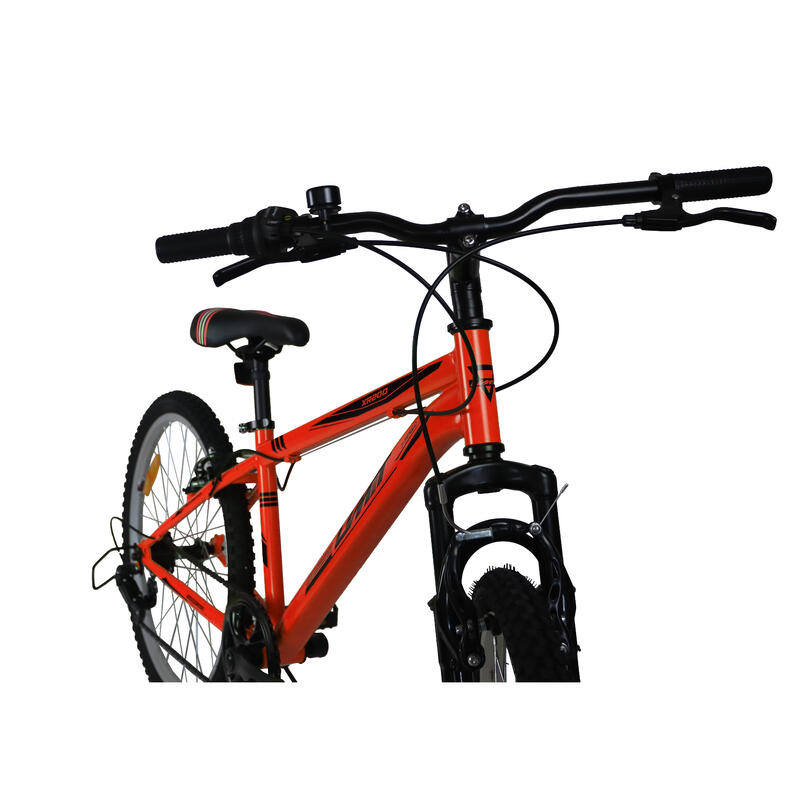 Bicicleta de montanha Umit Xr-200 20″ para crianças dos 6 aos 9 anos vermelha