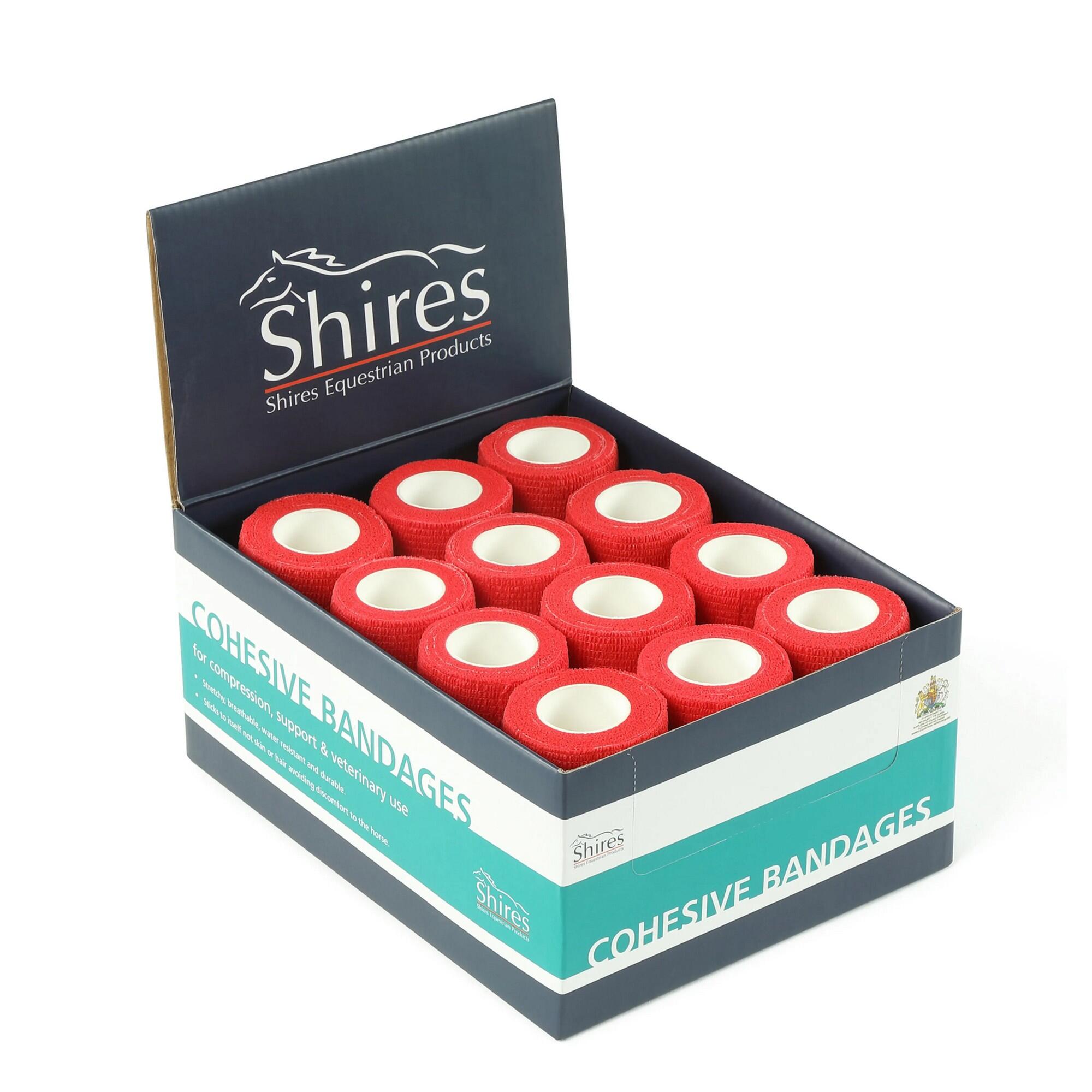 Horses Cohesive Bandages (Pack of 12) (Red) 2/3