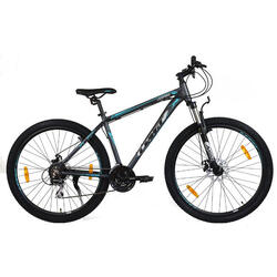 Sillín de bicicleta CONFORT500 - negro azul - Decathlon