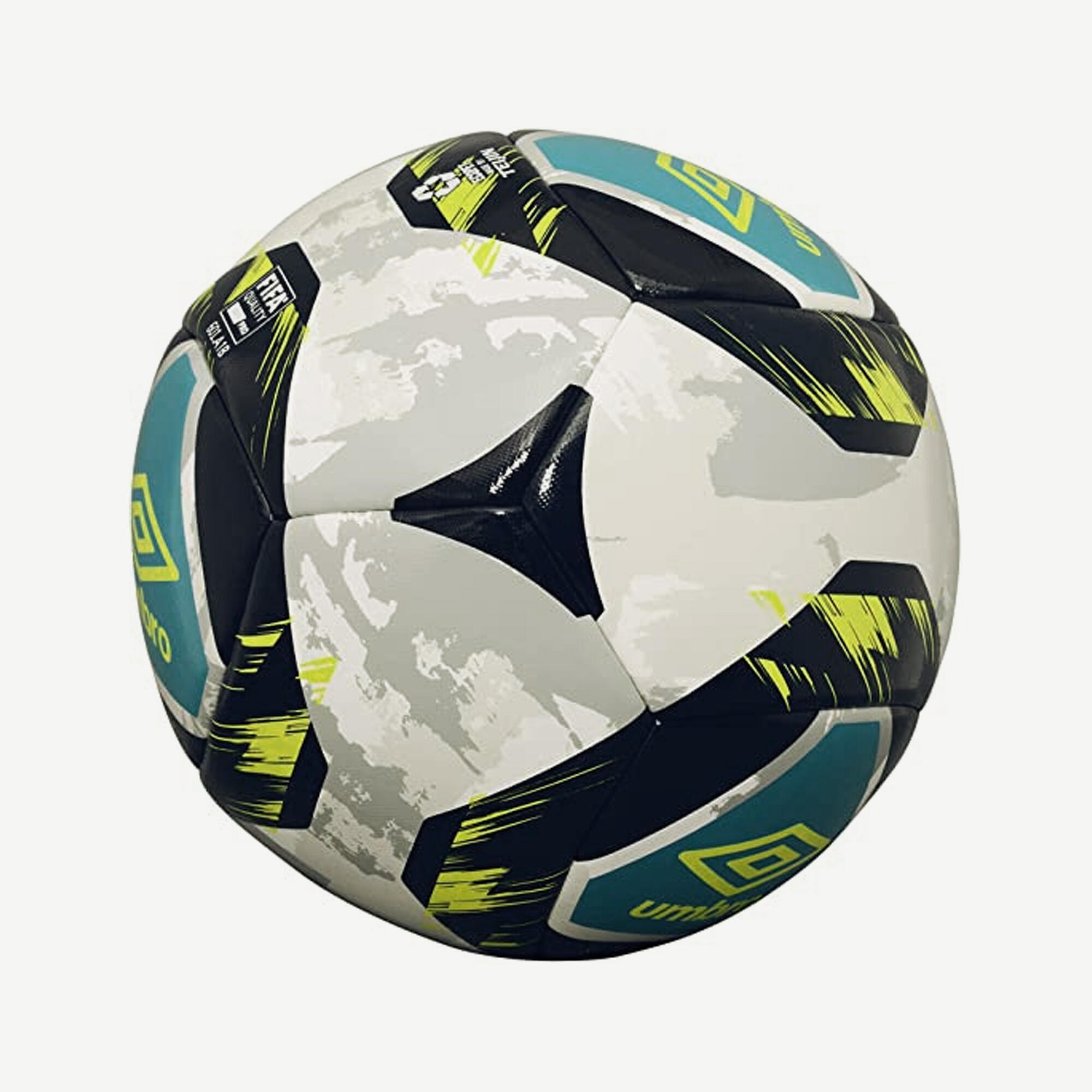 Ballon De Futsal SALA CUP NI (Blanc / Vert Néon / Bleu Violacé) 2/4