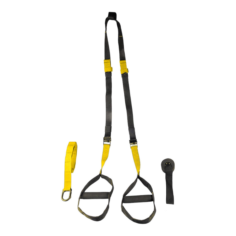 Suspension Trainer Set Pro – THYSOL® Xtreme Straps - Sling Trainer - Yellow  | Decathlon