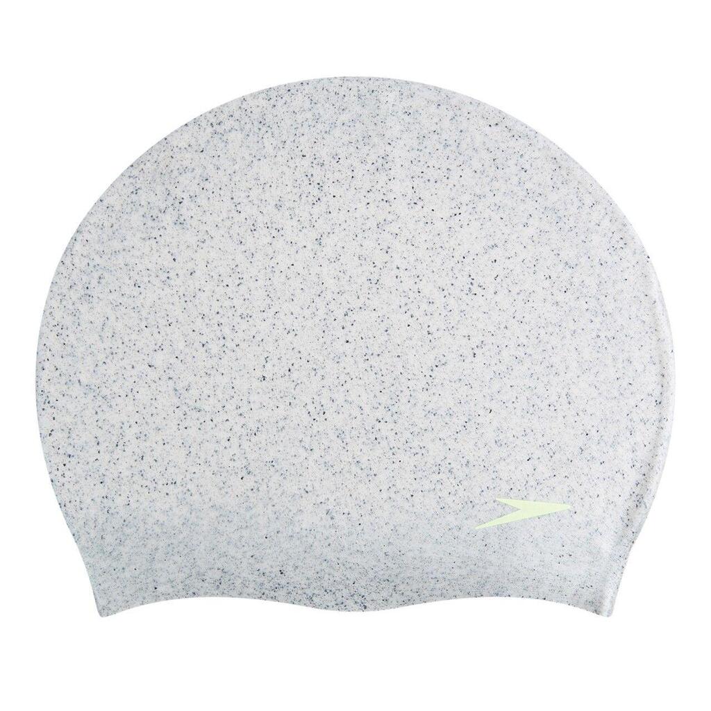 Speedo Recycled Swim Cap - Grey / Bright Zest