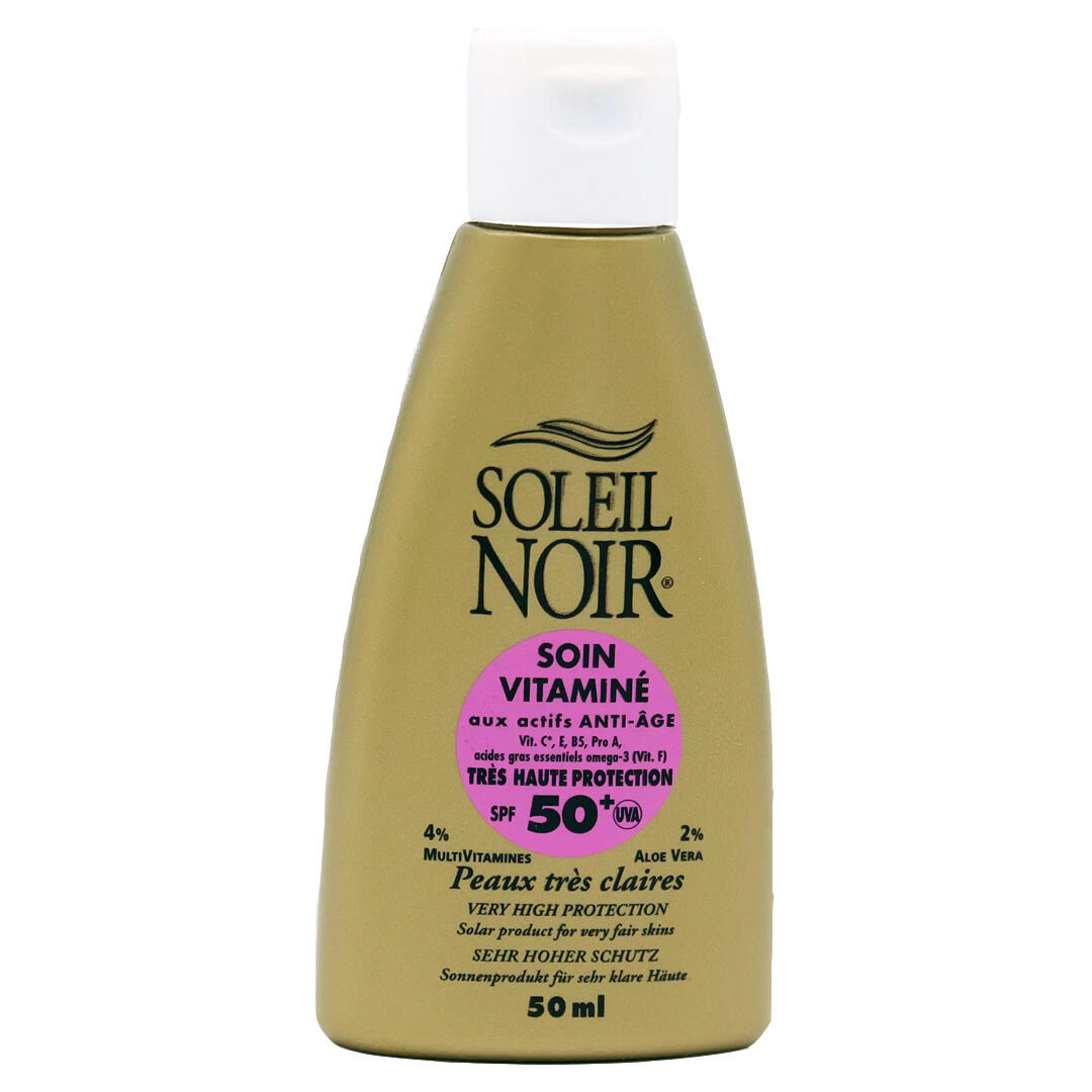 Crèmes Solaires SOLEIL NOIR Soin vitaminé 50ml IP50+ 1/1
