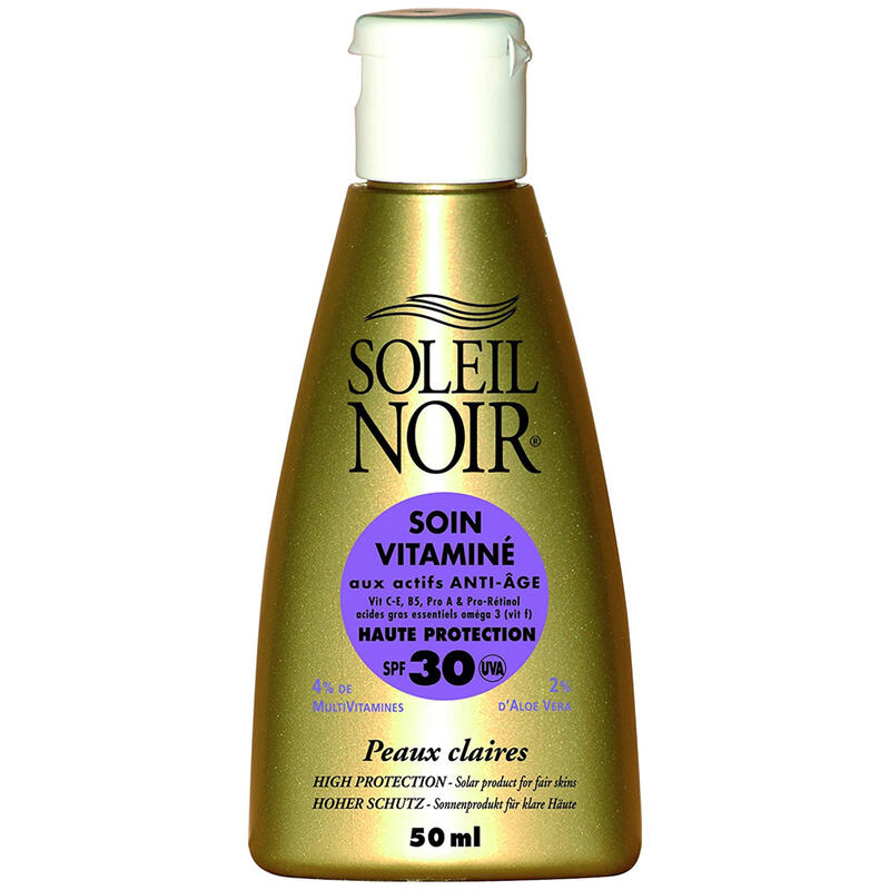 Crèmes Solaires SOLEIL NOIR Soin vitaminé 50ml IP30