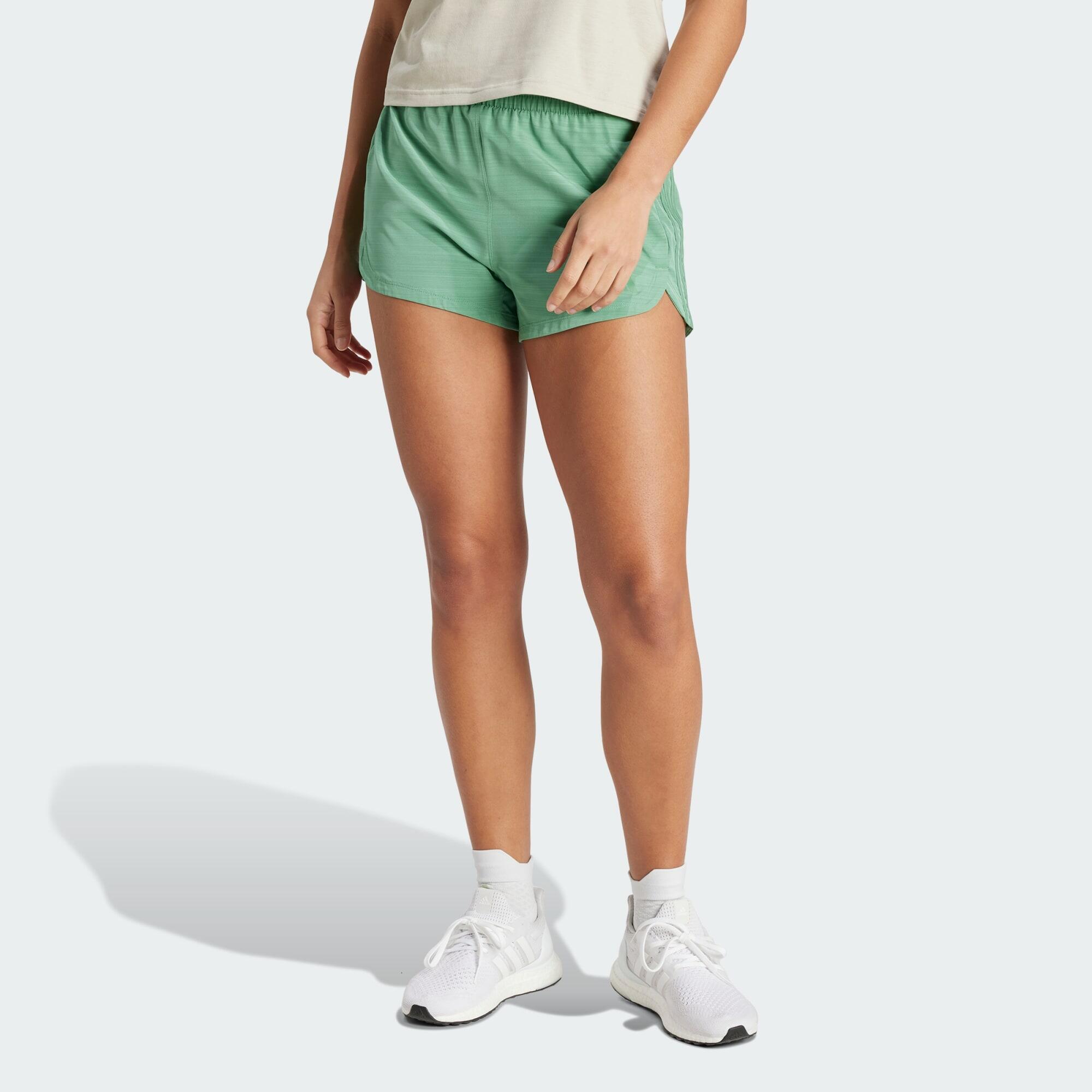 ADIDAS Pacer Training 3-Stripes Woven High-Rise Shorts