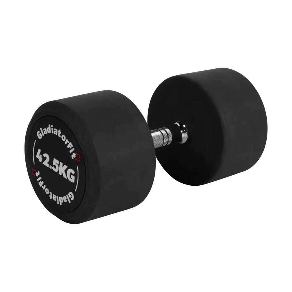 GladiatorFit round rubber dumbbell