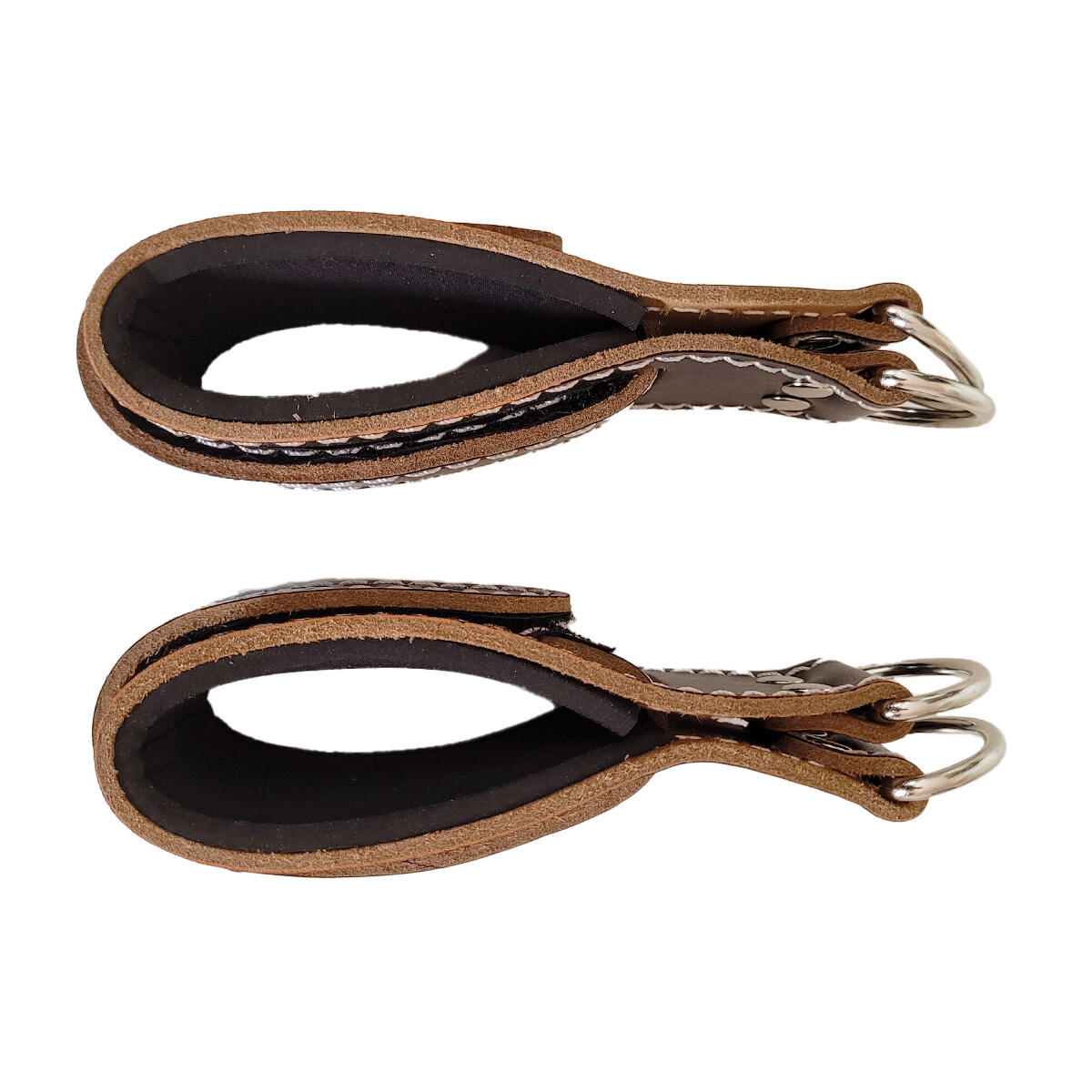 GLADIATORFIT Leather ankle pull straps + carabiner GladiatorFit (set of 2)