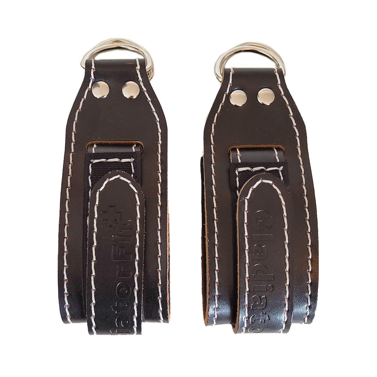 Tiras de couro para o tornozelo + mosquetão GladiatorFit (conjunto de 2) 2/3