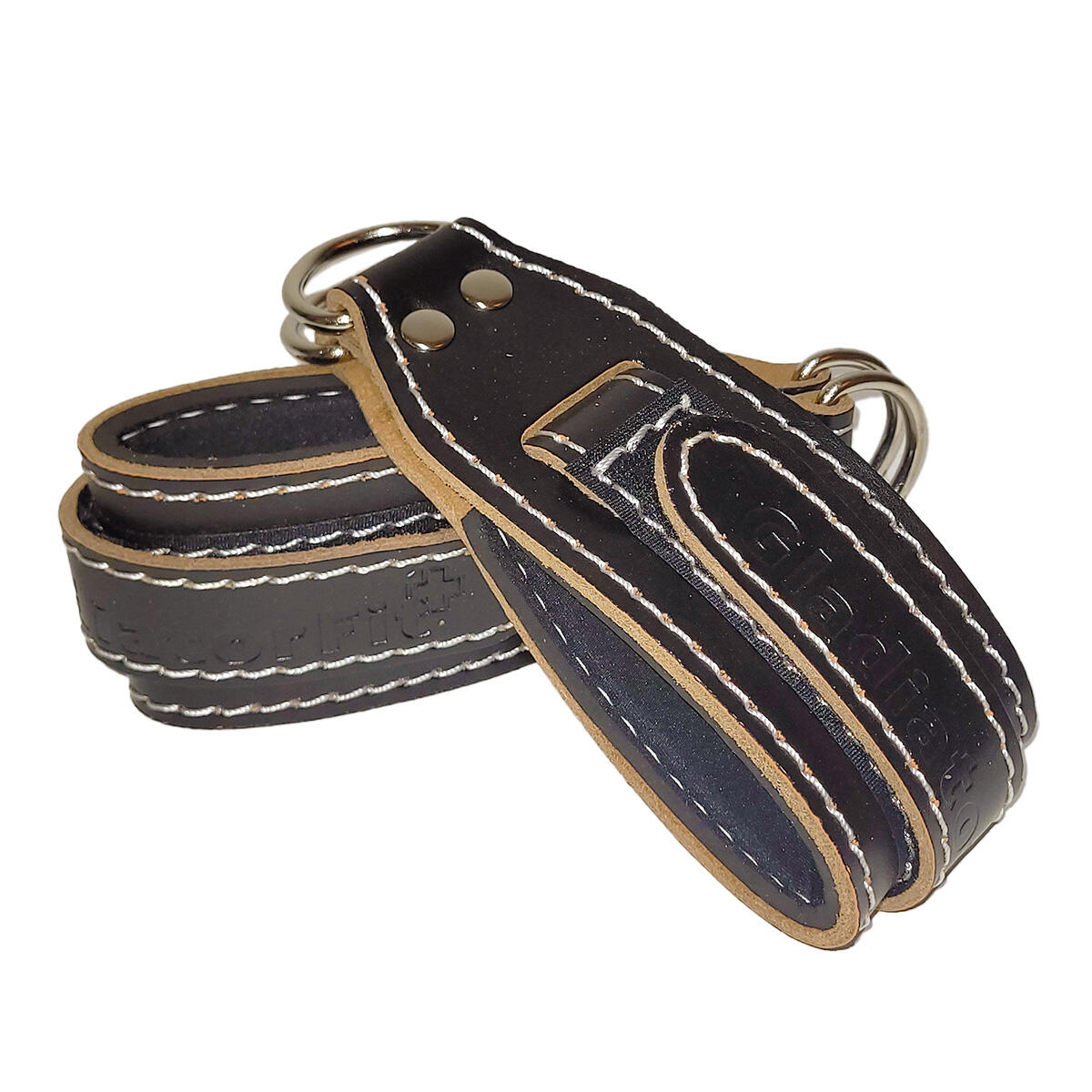 Tiras de couro para o tornozelo + mosquetão GladiatorFit (conjunto de 2) 3/3