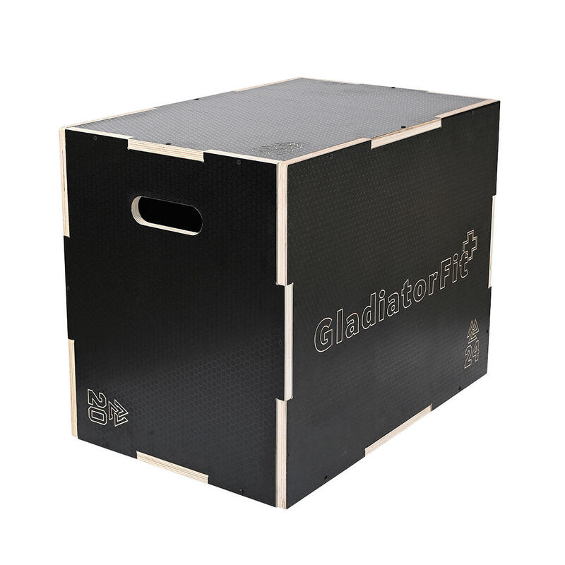 Plyobox de saut en bois noir 3 en 1