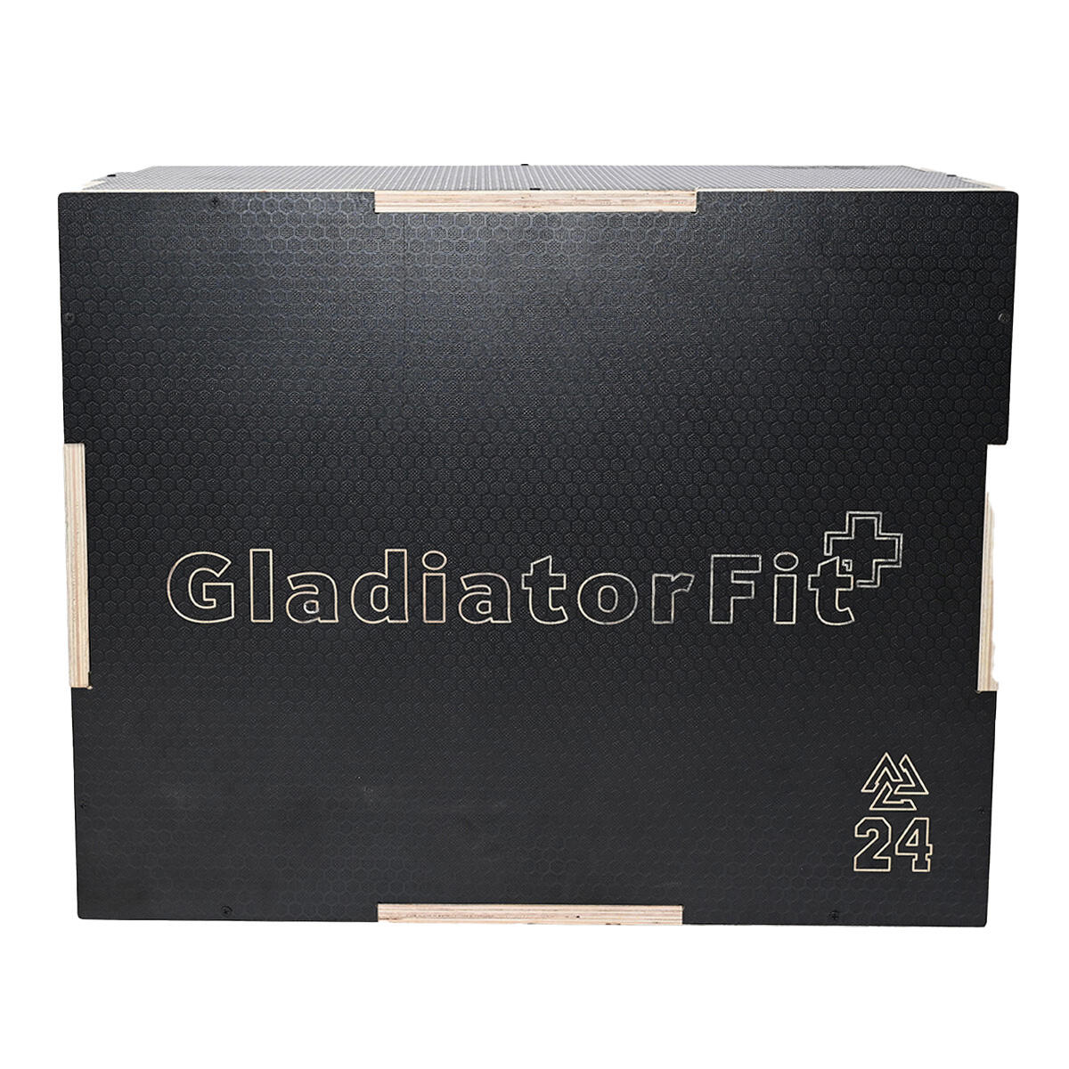 Caja de salto de madera negra 3 en 1 2/5