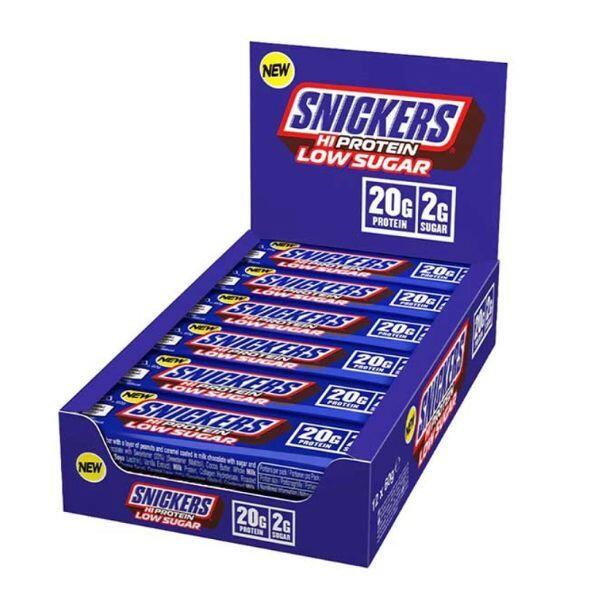 MARS Snickers Mars Hi Protein Bar Low Sugar 57g (embalagem de 12)