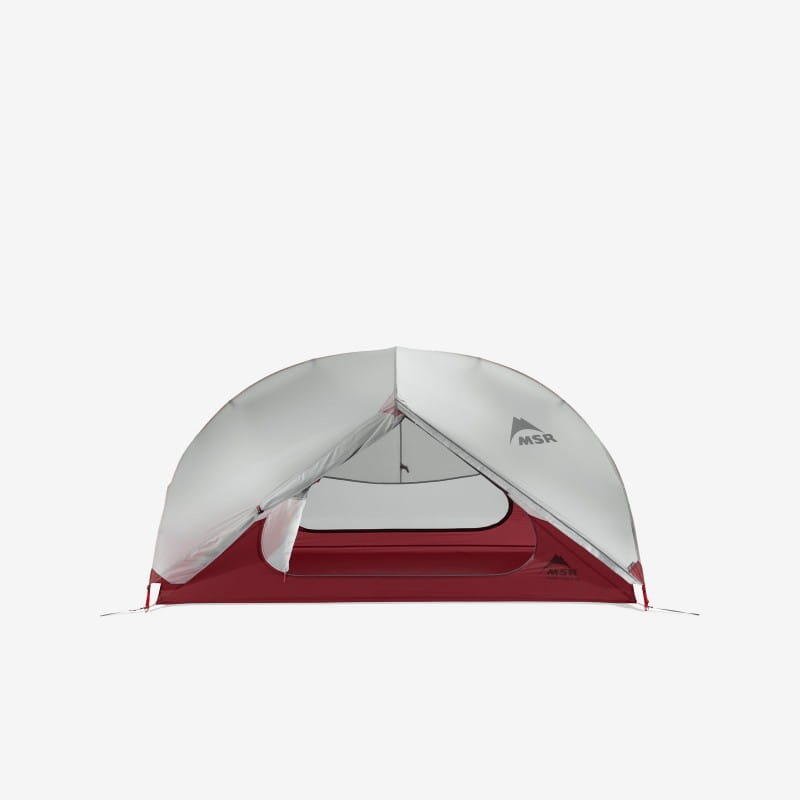 Tente MSR Hubba Hubba NX 2 plazas gris/rojo ultraligera, arcos DAC 5/7