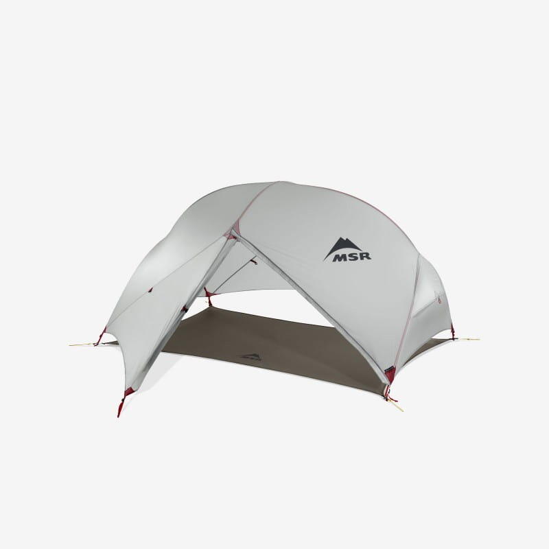Tente MSR Hubba Hubba NX 2 plazas gris/rojo ultraligera, arcos DAC 6/7