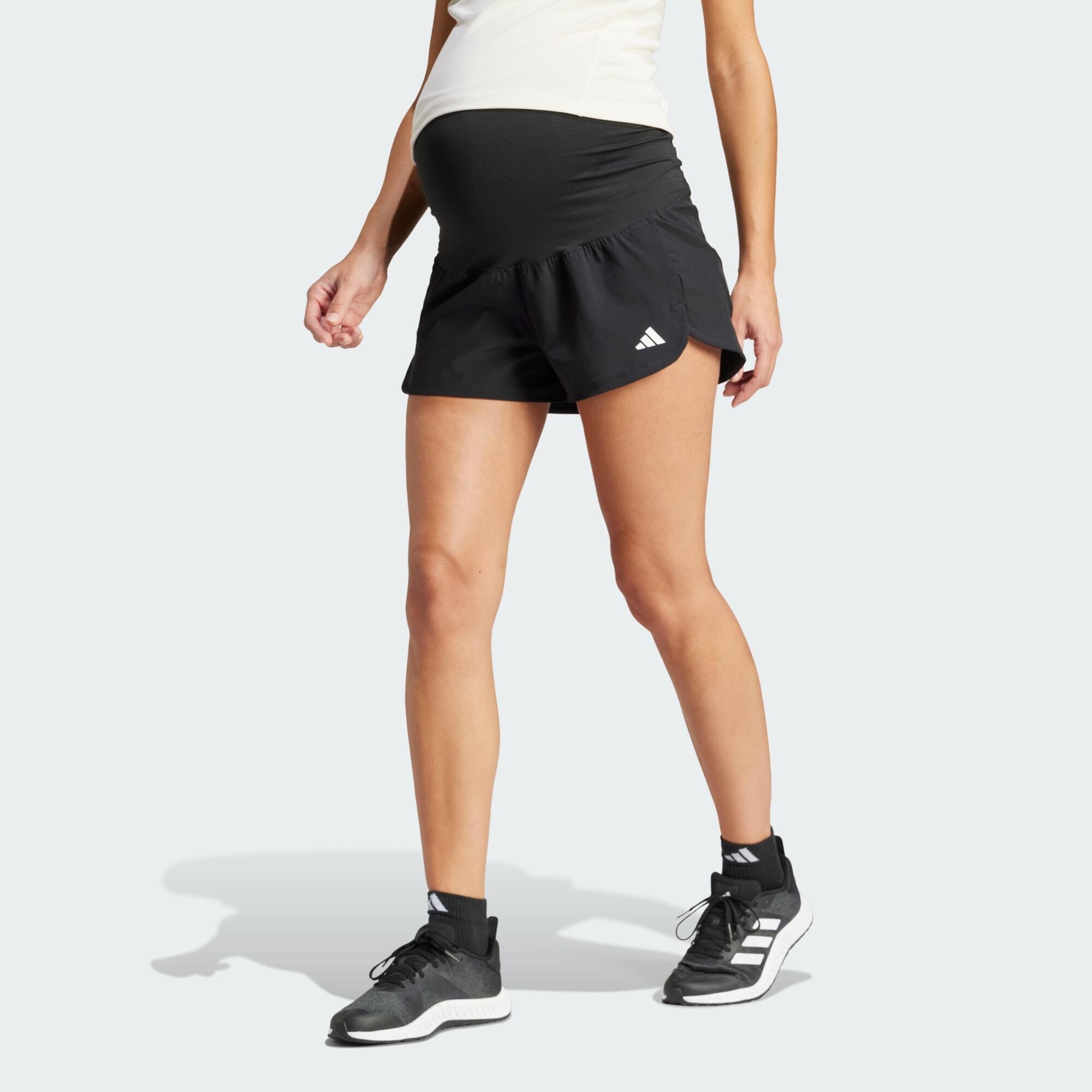 ADIDAS Pacer Woven Stretch Training Maternity Shorts