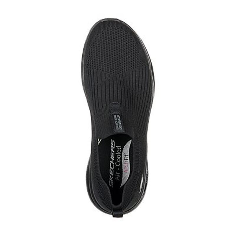 Zapatillas Deportivas Caminar Mujer Skechers 73690_BBK Negras con Cordones