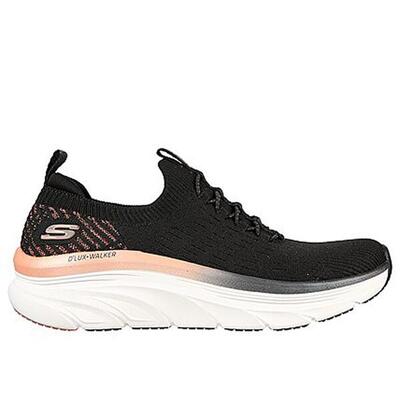 Skechers D'Lux Walker Let it Glow - Sneaker slip-on donna nero EU 38
