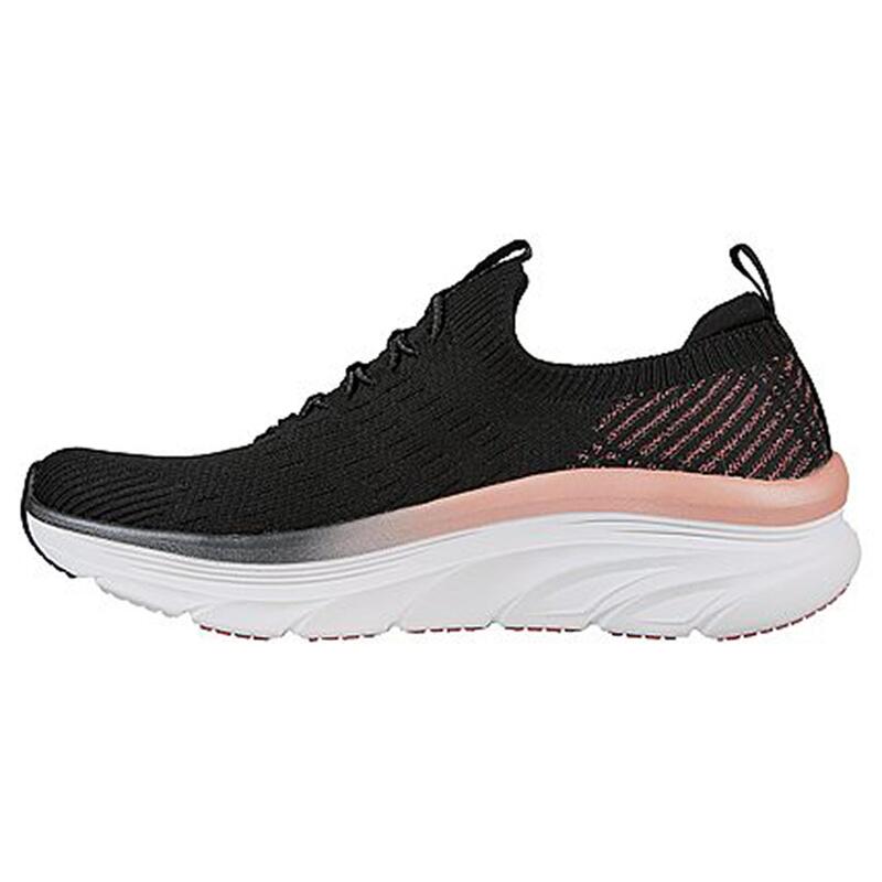 Zapatillas Deportivas Caminar Mujer Skechers 149366_BKRG Negras con Elásticos